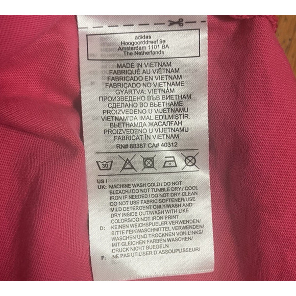 Adidas X Marimekko Shirt Wave Designer Oversized Tee Sports Pink Red 3X - Picture 11 of 15